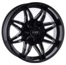La Chanti LC-OF3 Glanzschwarz gefräst 20x9 6x5.3/6x5.5